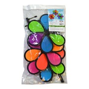In the Breeze 10" Neon Flower Spinner Assortment - 3 Pack 2735 View 4