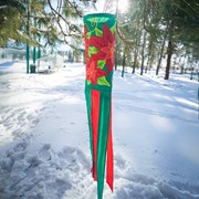 In the Breeze Poinsettia 40" Windsock 5027 View 4