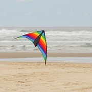 In the Breeze Rainbow Stripe Stunt Kite (Optimized for Shipping) 3310 View 4