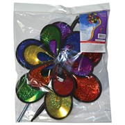 In the Breeze 13" Rainbow Sparkle Windee Wheelz and Flower Spinner 2691 View 4