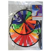 In the Breeze 13" Rainbow Double Wheel Spinner 2683 View 2