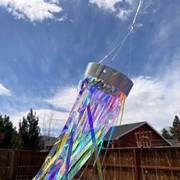 In the Breeze Iridescent 51" Mylar Windsock 9064 View 4