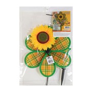 In the Breeze 12" Plaid Sunflower with Leaves 2659 View 4