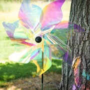 In the Breeze 18" Iridescent Pinwheel Spinner 2624 View 4
