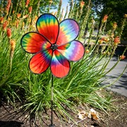 In the Breeze 19" Tie Dye Daze Flower Spinner 2630 View 4