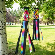 In the Breeze Jewel Diagonal Weave 60" Windsock 5216 View 4