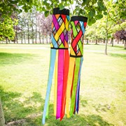 In the Breeze Fiesta Diagonal Weave 60" Windsock 5210 View 4