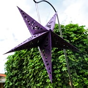 In the Breeze Purple Paper Star Lantern 9175 View 4