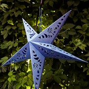 In the Breeze Blue Paper Star Lantern 9177 View 4