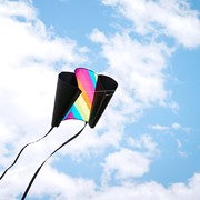 In the Breeze 30" Neon Fiesta Stripe Sled Kite 3523 View 4