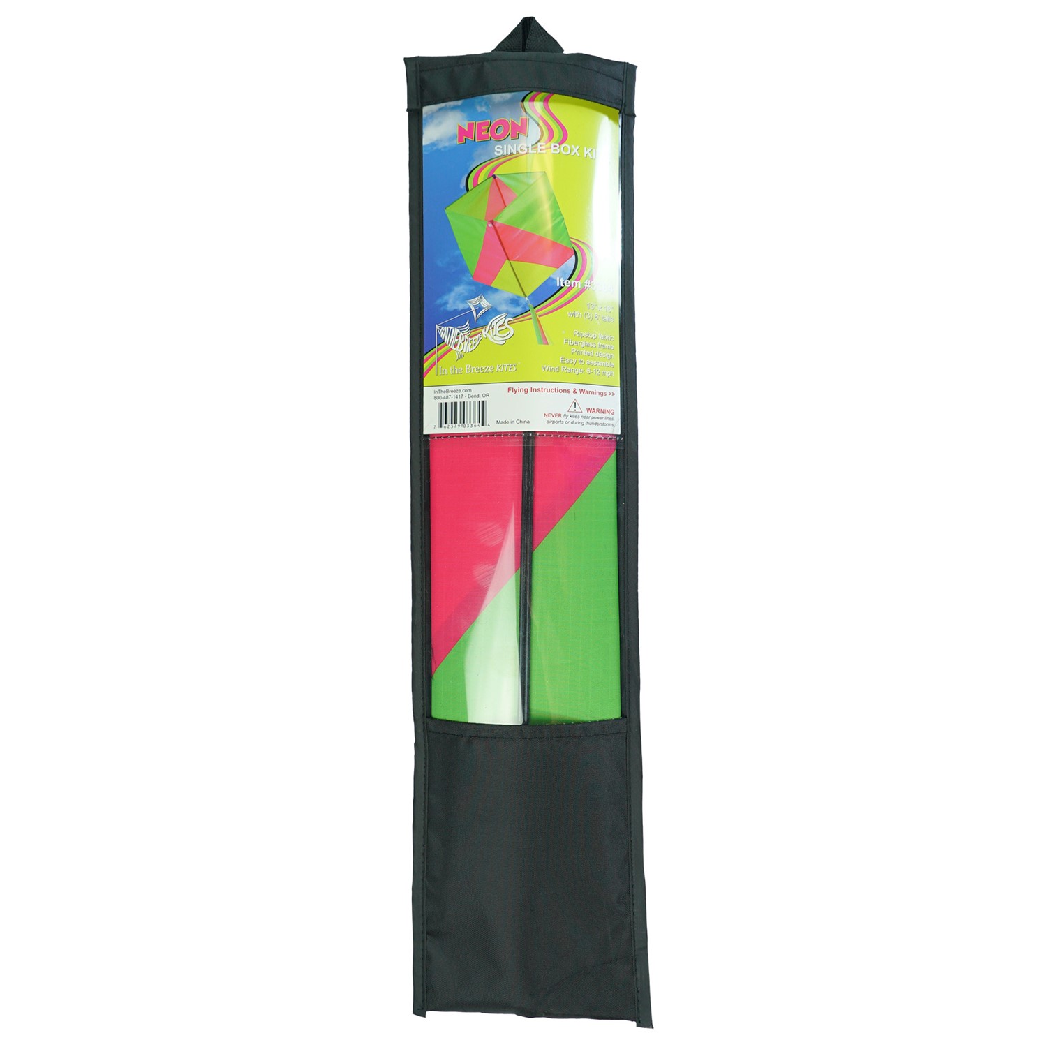 Neon Single Box Kite | In the Breeze | Wholesale Garden