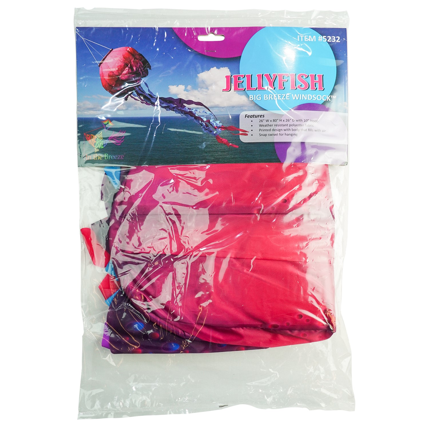 Jellyfish Big Breeze Windsock | Wholesale Garden Decor | In the Breeze