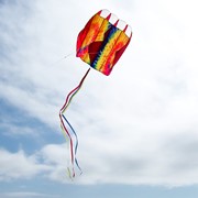 In the Breeze 5.0 Tie Dye Red Air Foil Kite 2981 View 5