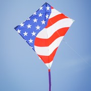In the Breeze Stars & Stripes 30" Diamond Kite (Optimized for Shipping) 3175 View 5