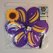 In the Breeze 19" Purple Sunflower Spinner 2741 View 4