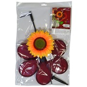 In the Breeze 12" Burgundy Sunflower 2703 View 5