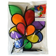 In the Breeze 14" Rainbow Double Flower with Leaves 2654 View 4