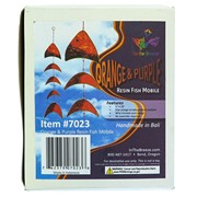 In the Breeze Orange & Purple Resin Fish Mobile 7023 View 4