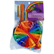 In the Breeze 24" Rainbow Ribbon Windsock 5186 View 5