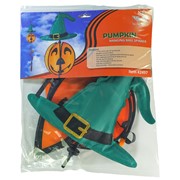 In the Breeze Pumpkin with Hat Hanging Ball Spinner 2497 View 5