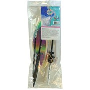 In the Breeze 8.5" Striped Iridescent Gazing Ball Spinner 2636 View 4