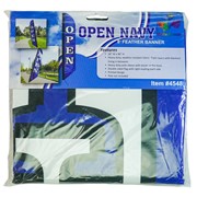 In the Breeze 8' Heavy Duty Open Navy Double Sided Feather Banner 4548 View 4