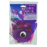 In the Breeze 15" Lavender Damsel Fish 5222 View 5