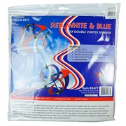 In the Breeze Red, White and Blue Poly Vortex Double Spinner 2477 View 5