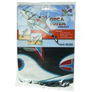 In the Breeze Orca Totem 48" Fish Windsock 5242 View 5