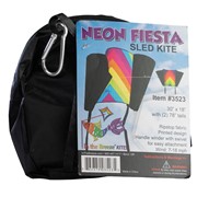 In the Breeze 30" Neon Fiesta Stripe Sled Kite 3523 View 5
