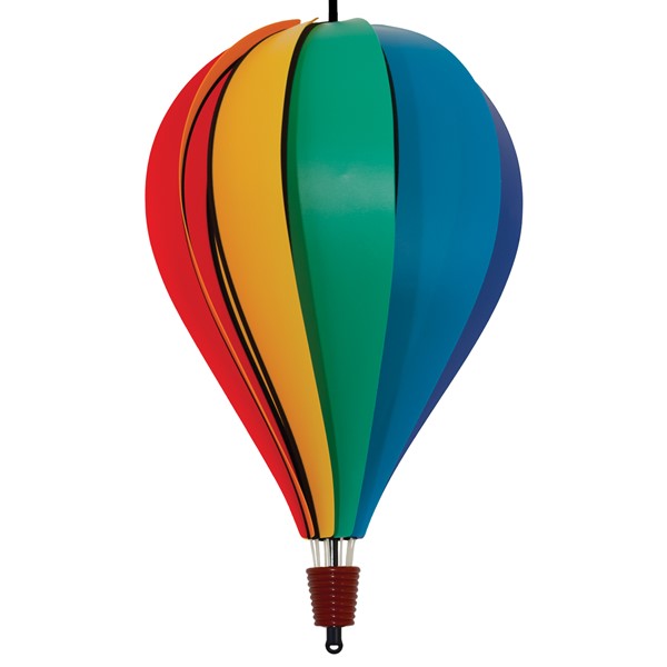 In the Breeze Rainbow Poly 10 Panel Hot Air Balloon 1080