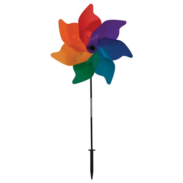 In the Breeze 18" Rainbow Poly Petal Spinner 2870