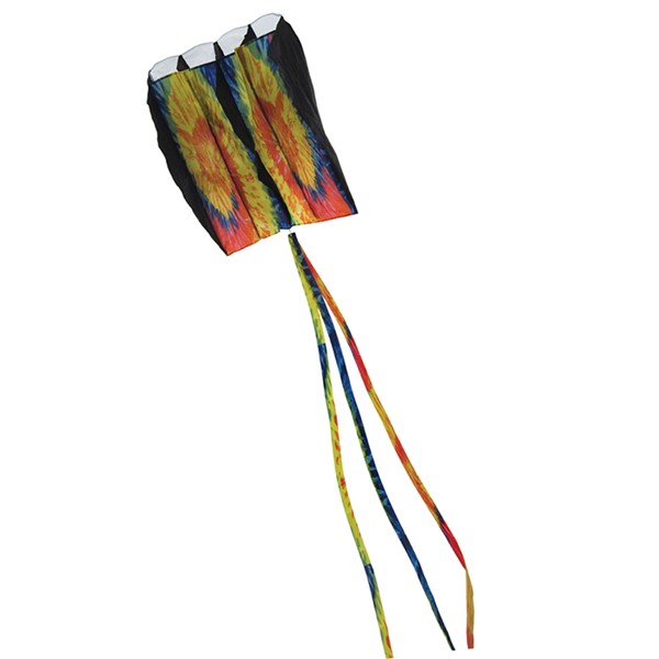 In the Breeze 7.5 Tie Dye Black Air Foil Kite 2979