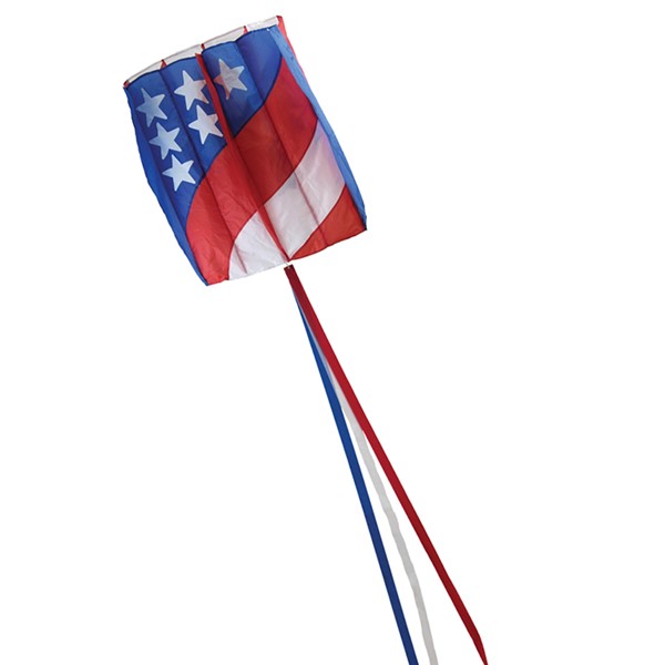 thumbnail image 2 of In The Breeze Rainbow Stripes 5.0 Air Foil Kite - Easy To Fly With 300ft Line & Carry Bag 2 of 11