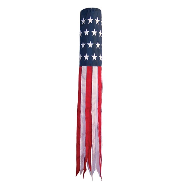 In the Breeze U.S. Stars and Stripes Printed 60" Windsock 4115