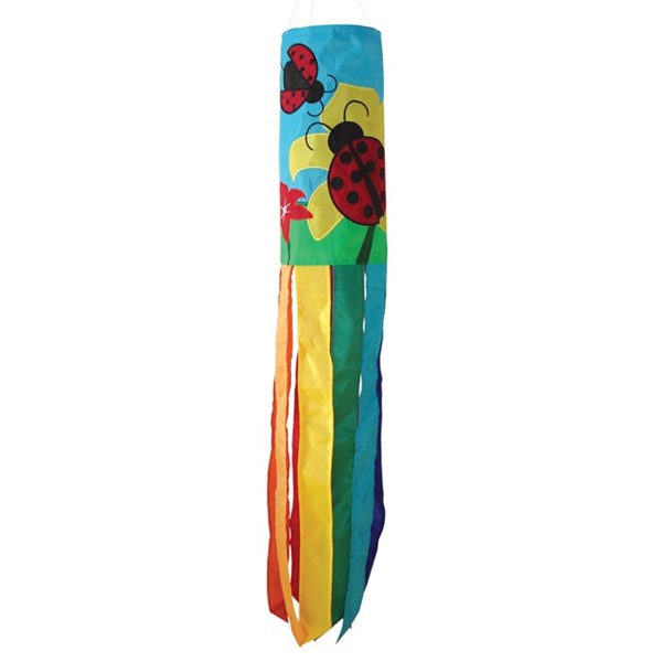 In the Breeze Ladybug Flower 40" Windsock 4195