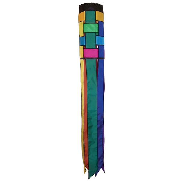 In the Breeze Rainbow Weave 60" Windsock 4663