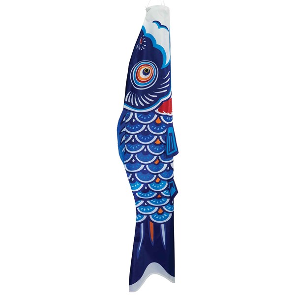 36 inch Blue Koi | In the Breeze | Wholesale Garden Décor and Kites