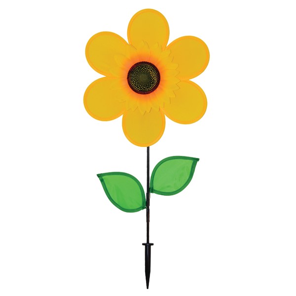 In the Breeze 12" Yellow Sunflower with Leaves 2791