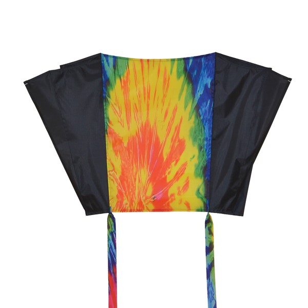 In the Breeze Tie Dye and Black Sled Kite 3147