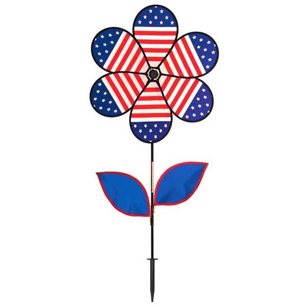In the Breeze 19" Patriotic Flower with Leaves 2778