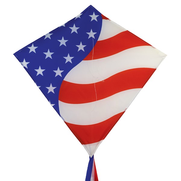In the Breeze Stars & Stripes 30" Diamond Kite (Optimized for Shipping) 3175