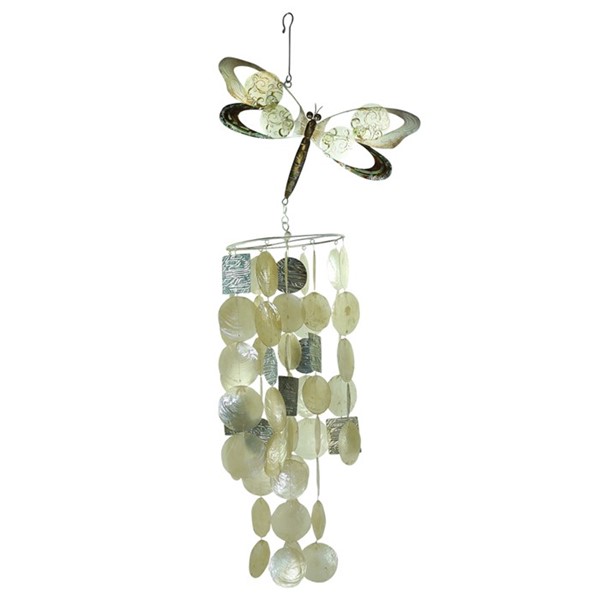 In the Breeze Dragonfly Capiz Breeze Wind Chime 7017