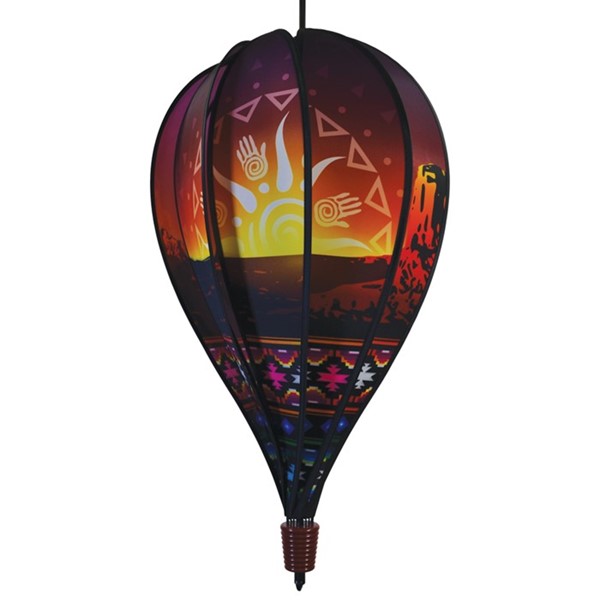 In the Breeze Southwest 10 Panel Hot Air Balloon Spinner 0996