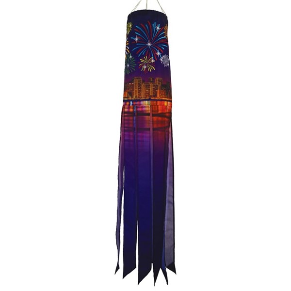 In the Breeze Celebration Fireworks 40" Windsock 5070