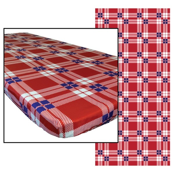 In the Breeze Plaid 6' Tablecloth 8002