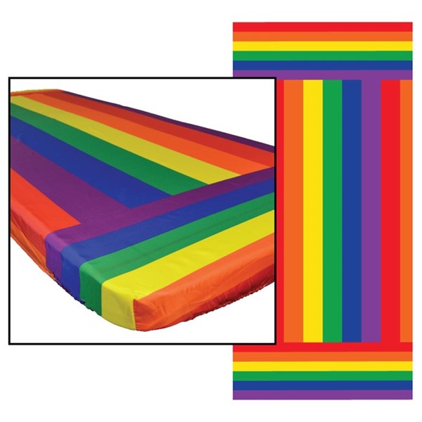 Rainbow 6' Tablecloth