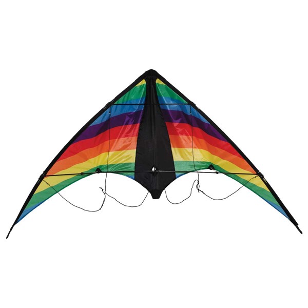 In the Breeze Rainbow Stripe Stunt Kite (Optimized for Shipping) 3310
