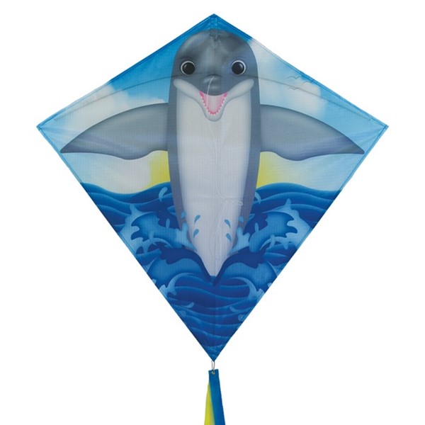 In the Breeze Dolphin 30" Diamond Kite (Optimized for Shipping) 3286