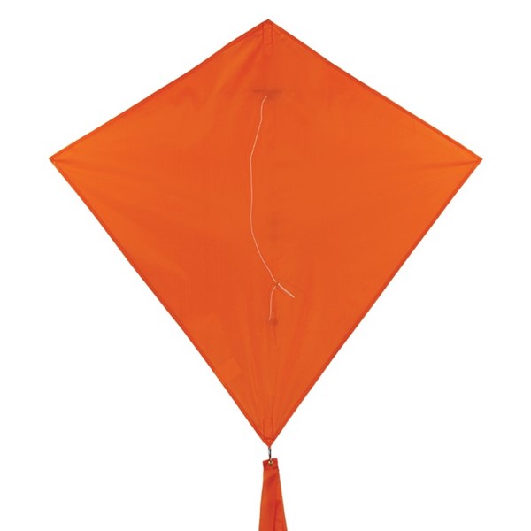 In the Breeze Tangerine Colorfly 30" Diamond Kite (Optimized for Shipping) 3298